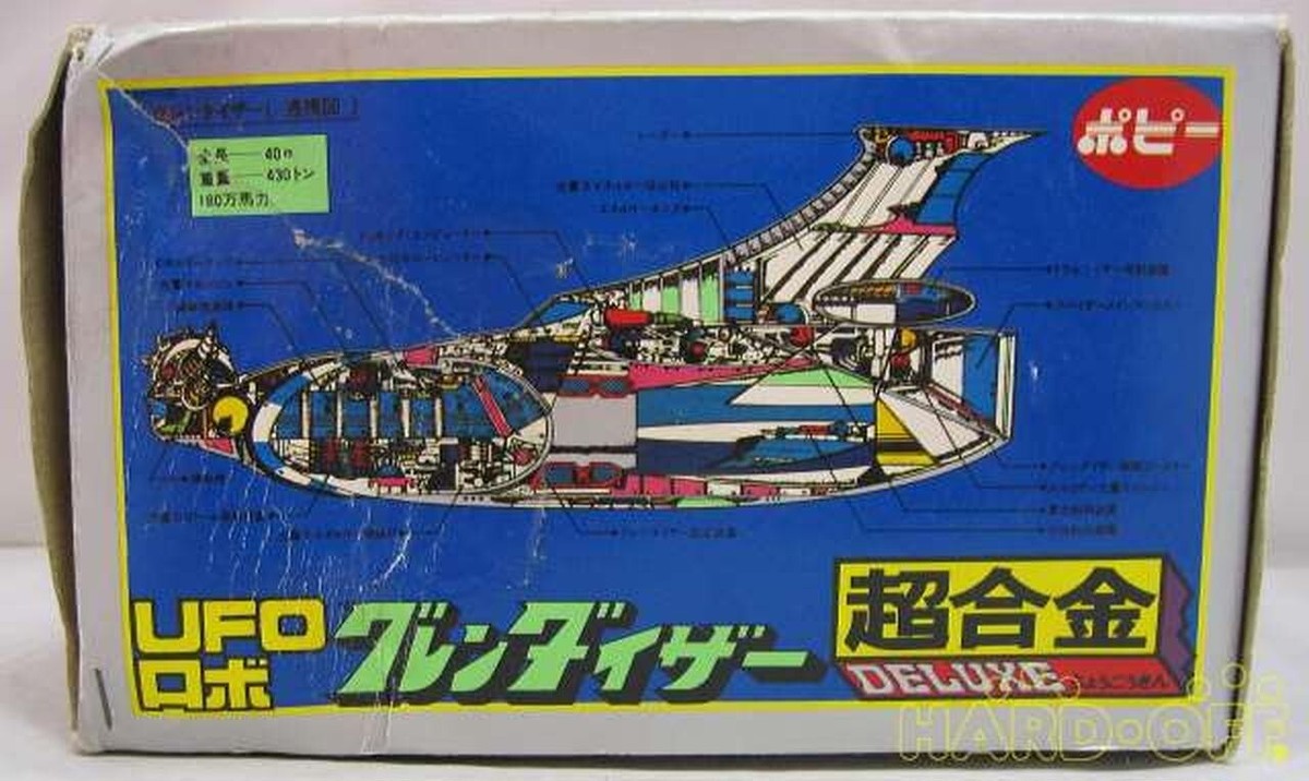 【まとめ売り5枚】モンド・グロッソ/ UFO UFO ROBO Grendizer Spazer Popy Deluxe DX Chogokin Figure