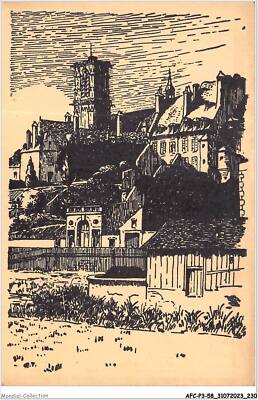 AFCP3-58-0340 - Der Alte NEVERS - Zeichnungen Von G TARDY - Terrasse Am Kai Von