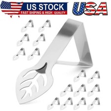 Table Cloth Clips,Stainless Steel,16Pcs Leaf ...