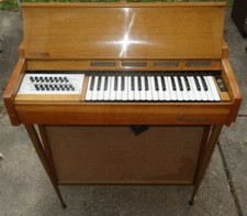 1960s 37 Key Farfisa Electric Pianorgan Reed Organ Keyboard  Works