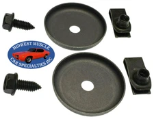 GM Inner Fender Wheel Well Liner House Bolt Washer Nut Factory Correct Set 6p VJ