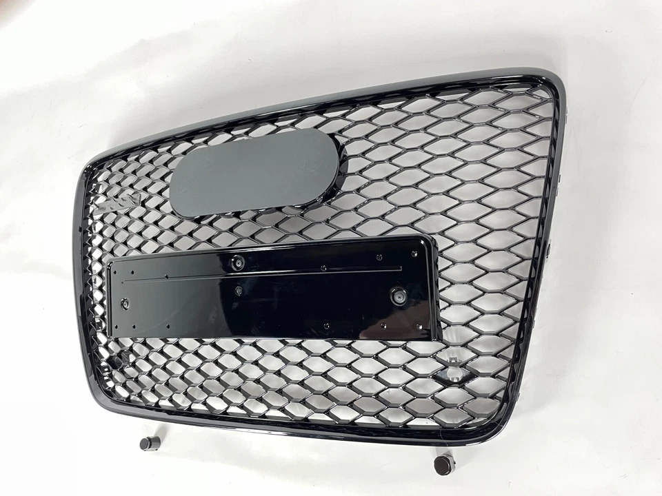 Parrilla delantera para Audi Q7 4L 2006-2015 rejilla de panal en RSQ7 look negro negro - Imagen 3 de 4