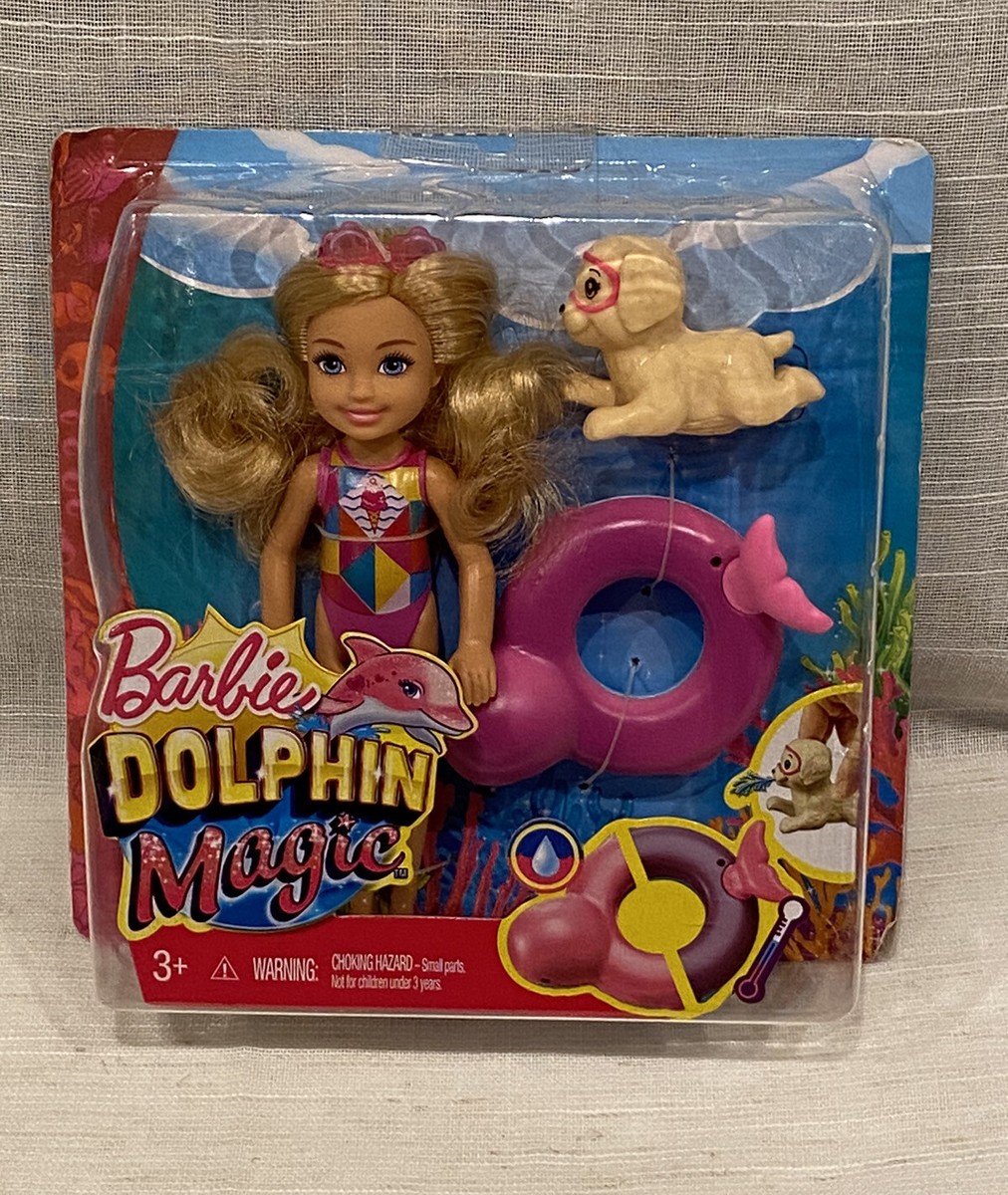 NEW Barbie Dolphin Magic Chelsea 2016 Puppy Color Change Mattel