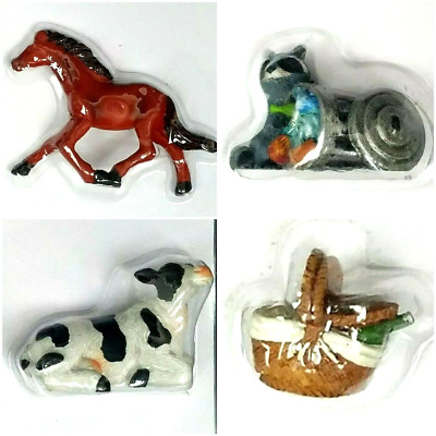 Tiny Treasures Miniatures RUSTIC GARDEN 4 Celebrate It Horse Cow Racoon Basket