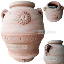 Orcio anfora vaso cm 55 in terracotta toscana originale arredo giardino olla