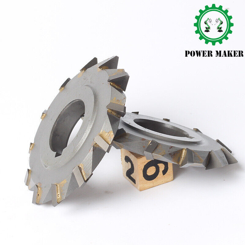 1pc YW2 Double Angle V Slot Special Shaped Milling Cutter 63X8x22x90 Degrees