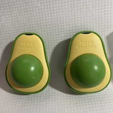 Catnip Cat Toy Avocado Mint Ball Kitten Edible Licking Treats Wall Stick 2 Pk