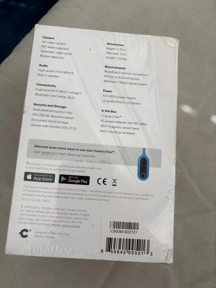 SEALED/UNOPENED Canary Flex - BLACK - Image 3 of 4