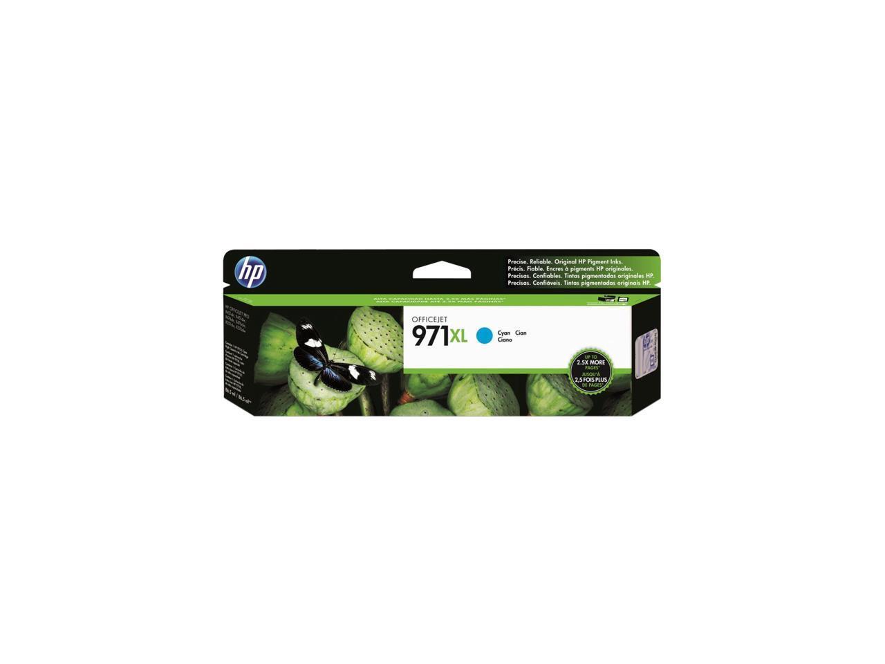 HP 971XL High Yield Ink Cartridge - Cyan