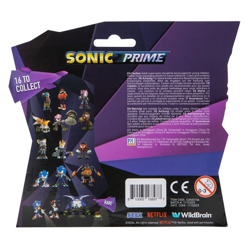 NINE TAILS & BATON ROUGE Sonic Prime Sonic The Hedgehog Collectible - NEW - Picture 2 of 5