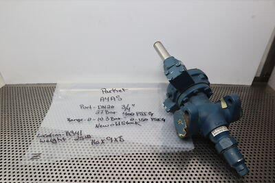 #ad #ad Parker A4AS Pressure Regulator Port DN20 3 4quot; 27Bar 400PSIG New Old Stock $639.99