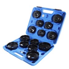 15 tlg Universal Ölfilterkappen Ölfilterschlüssel Mercedes BMW VW Ford Opel Fiat