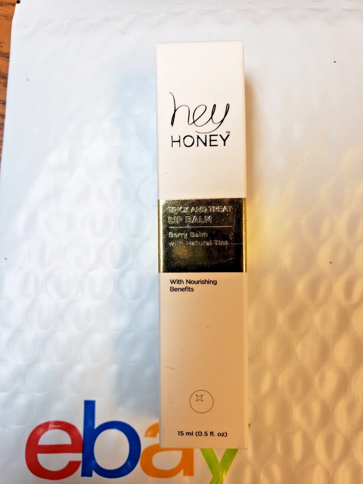 Hey honey Trick And Treat Lip balm Berry Balm Full Size 15ml Natural