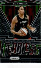 2021 Panini Prizm WNBA Fearless #5 Liz Cambage Las Vegas Aces