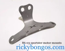 Custom Top Motor Mount w/ Coil Mount Relocation for 86-03 Harley Sportster