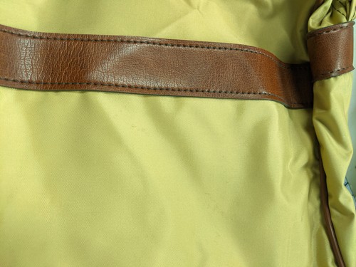 VINTAGE TAN BEIGE CARRY-ON SHOULDER BAG TOTE - AIRWAYS - Picture 3 of 13