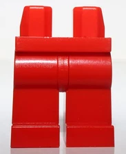 Lego Red Minifig Monochrome Plain Hips and Legs