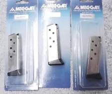3 Mec-Gar Magazines Walther PPK .380 Nickel WPPKFRN Finger Rest @19.90 Free Ship