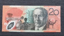 AUSTRALIA $20 Dollars 2007 LAST PREFIX VF Banknote JC07 010643