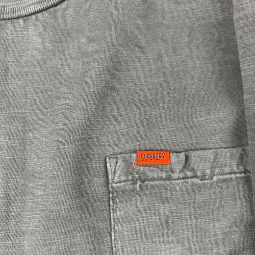 Super Dry Originals Shirt Mens 3XL Gray Long Sleeves Pullover Tee - Picture 3 of 10