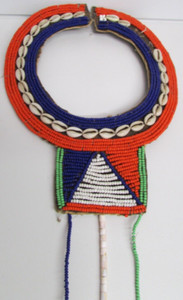 100% Original AFRICAN MAASAI MASAI TRIBAL BEADED Bib Collar Necklace