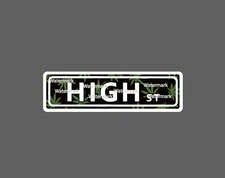 High Street Sticker 420 Leaf Waterproof NEW