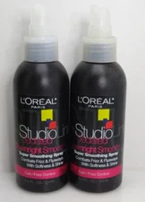L'OREAL STUDIO LINE SEDATED DOWNRIGHT SMOOTH SPRAY 5.2 OZ - LOT OF 2