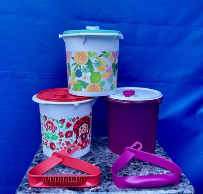 Tupperware Bucket w/ Handle  w/ Matching Seal 5qt New