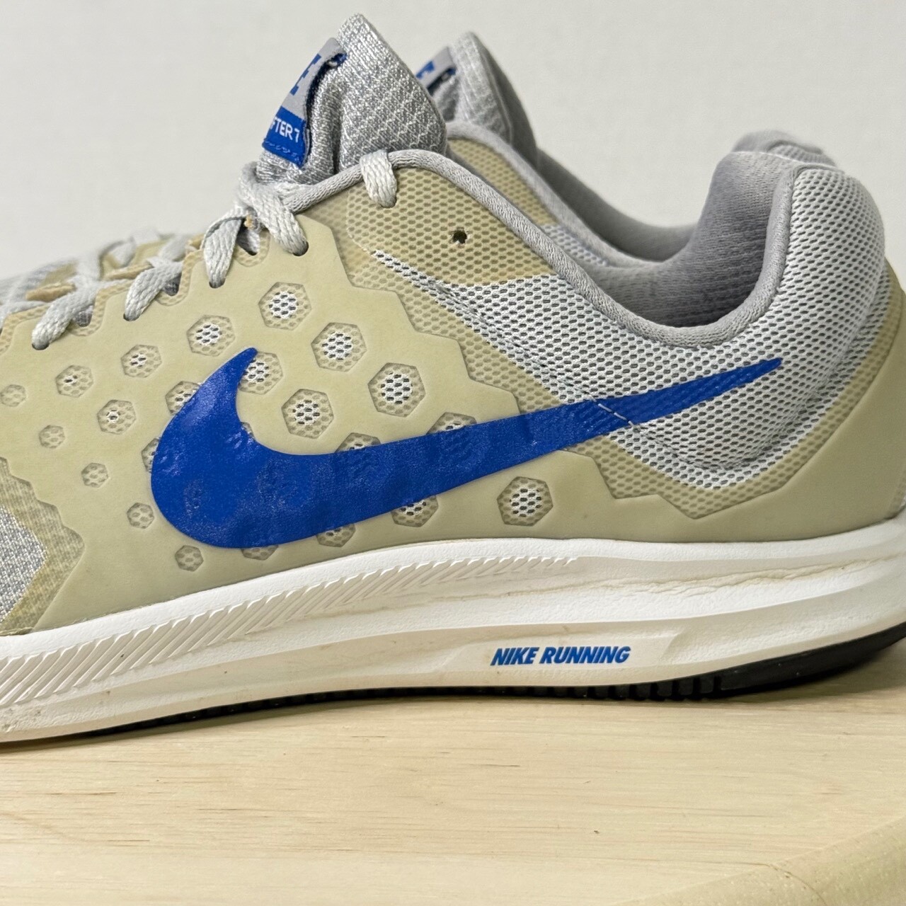 SAOLA Scarpe da corsa Nike Downshifter 7 uomo 852459 003 platino cobalto taglia 11 5