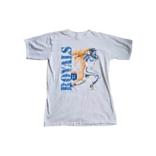 Vintage 1989 Kansas City Royals Single Stitch Tshirt Made In USA Jostens Brand