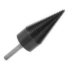 ›Wood Cone Punch High Speed Steel Hex Shank Firewood Splitter Dedicated Drill