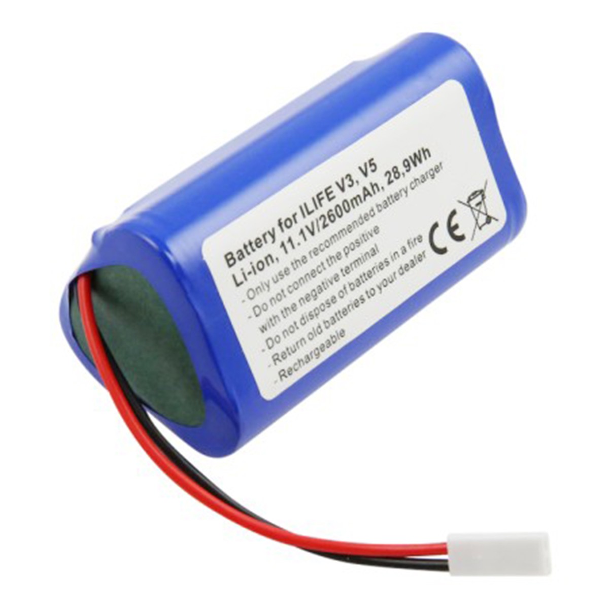 Batterie haute capacité pour ILIFE V3 V5s cellules Lithium durables 28.9Wh