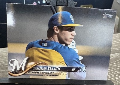 Christian Yelich 2018 Topps Update SP Photo Variation Brewers *see Details*
