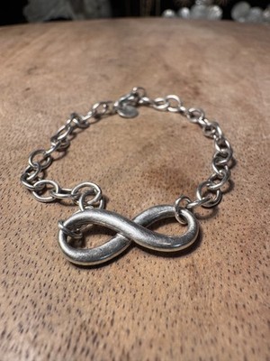Tiffany Sterling Silver inch Infinity Bracelet