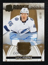 2022 Upper Deck The Cup Rookie Class of 2023 Gold Foil 2/50 Cole Koepke Auto 2d8