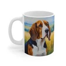 American English Coonhound Ceramic Mug 11oz