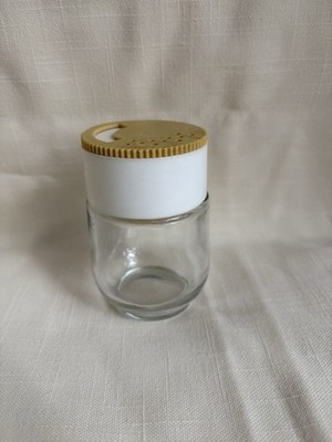 Vintage Gemco Glass Shaker Bottle With Plastic Twist Top