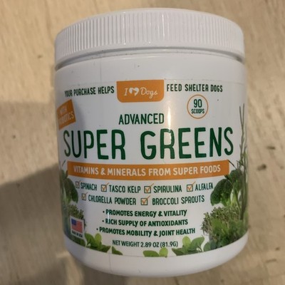Advanced Super Greens Multivitamin Chews For Dogs Dog Greens Daily Dog 90 Scoops