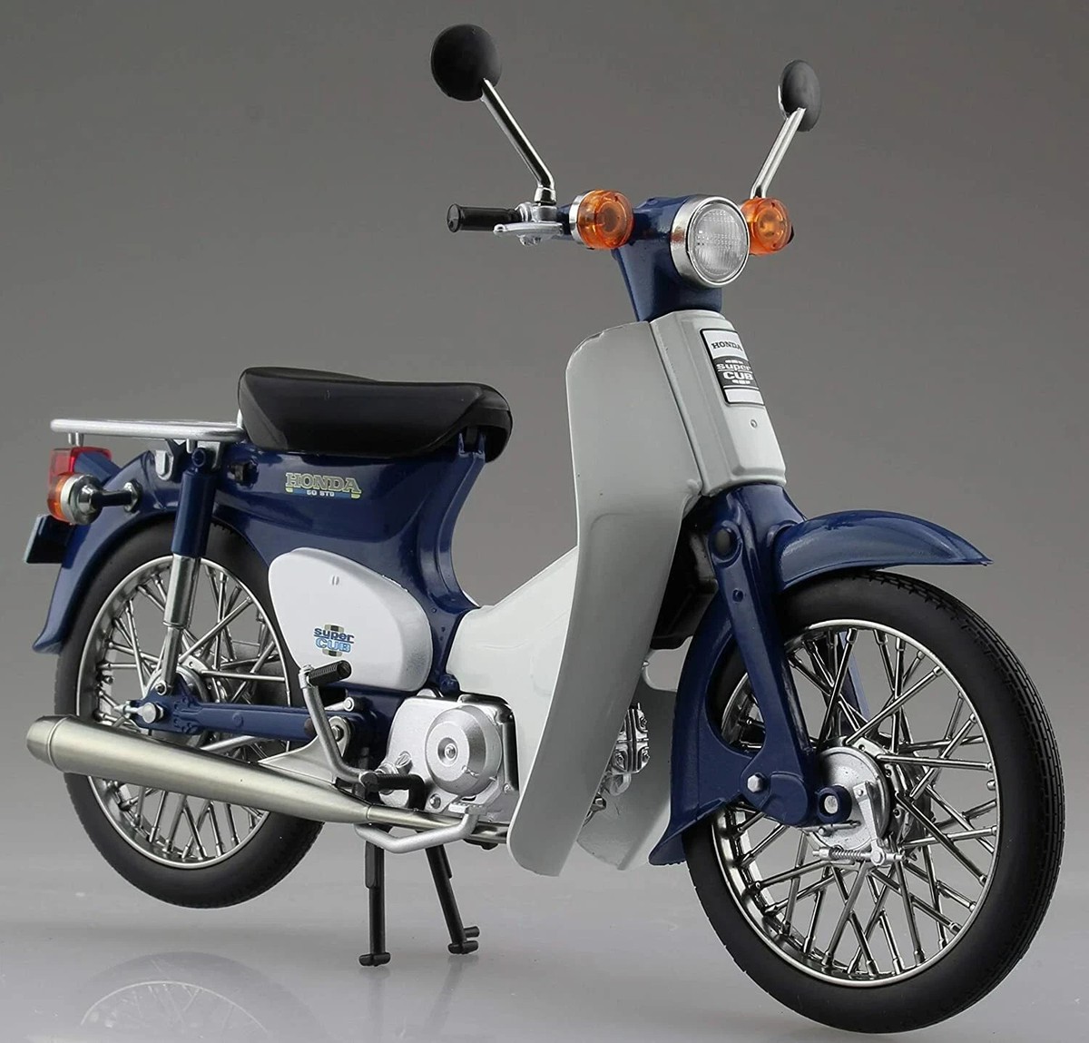 AOSHIMA 1:12 Diecast Model Honda Super Cub 50 Blue from Japan 1027