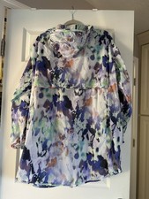 Sz Large Women  s Columbia Parkette Jacket Windbreaker Floral Hooded