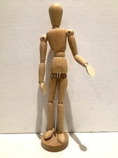 Drewniany manekin pozowana figurka rysunkowa artysty