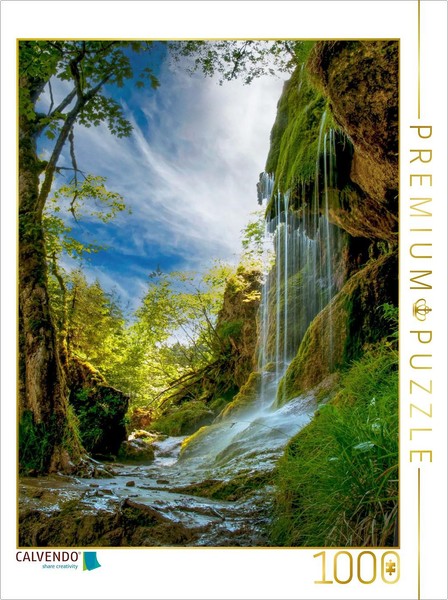 Calvendo Puzzle Veil Falls | 1000 Pieces, Finished Size 25.2 × 18.9 In (64 × 48-image