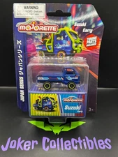 Majorette Deluxe Cars Japan Series Blue Suzuki Carry with Tuning Parts