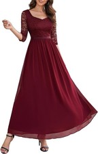 Elegant Bridesmaid Gowns Mother of Bride Dresses Maxi Evening Gown Prom Dresses