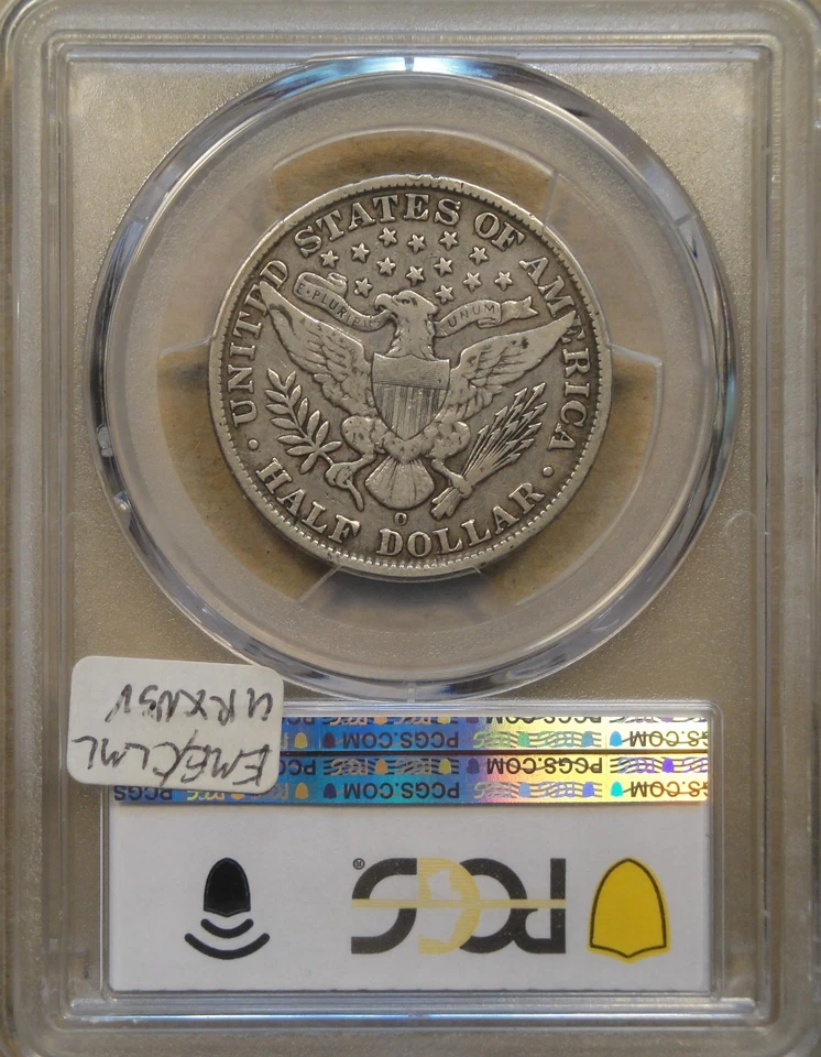 1909-O Barber Half Dollar 50c PCGS Certified VF20 - Image 2 of 4