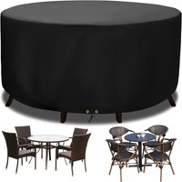 Round Garden Furniture Covers Waterproof, Garden Furniture Set Covers, 160x70cm