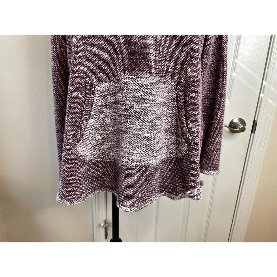 Calvin Klein Performance Mujer Capucha Cuello Pullover Mangas Pestaña Talla 1X Púrpura Foto 4 de 4