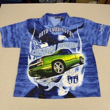Boyd Coddington Shirt Mens Xxl Blue Truck Eagle All Over Print Usa Y2k Casual Boyd Coddington Shirt Mens Xxl Blue Truck Eagle All Over Print Usa Y2k Casual