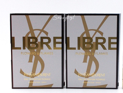 YSL Yves Saint Laurent Libre Flowers & Flames Eau de Parfum Florale 1.2 ml x 2