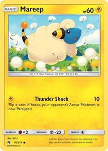 Mareep 76/214 Common Lost Thunder Pokemon TCG